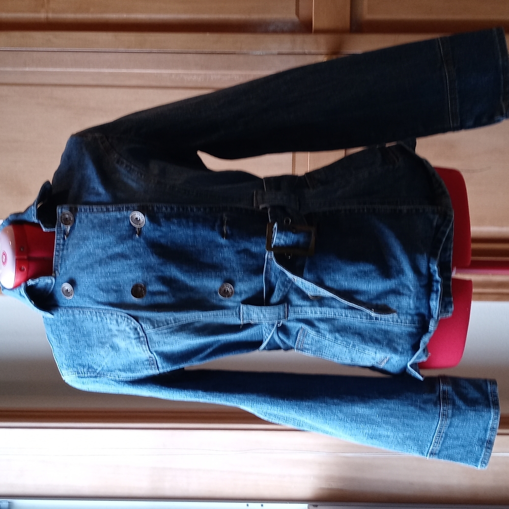 Paris Blues Belted Jean Jacket Size M
